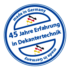 Hiller - SIEGEL 45 Jahre Erfahrung in Dekantertechnik
