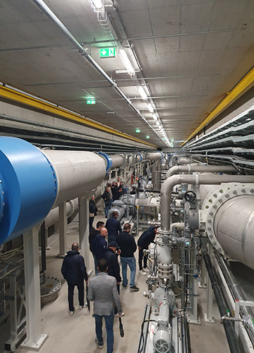 Huber visit WWTP Munich 1