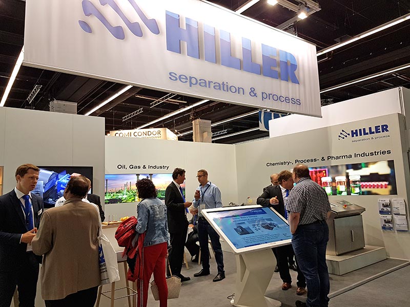 Hiller auf der Achema 2018