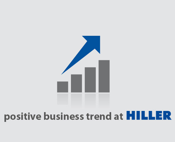 Positive business trend at Hiller