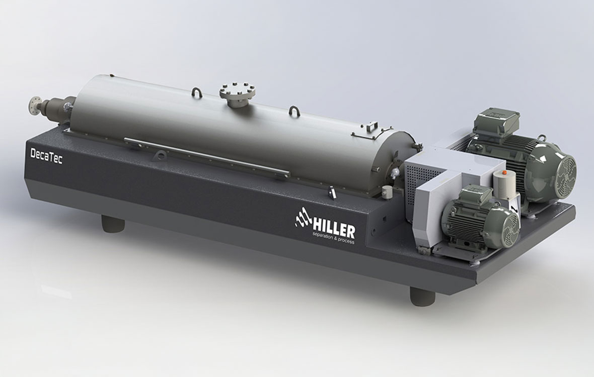 Ein Bild von der Hiller DecaTec Dekanterzentrifuge