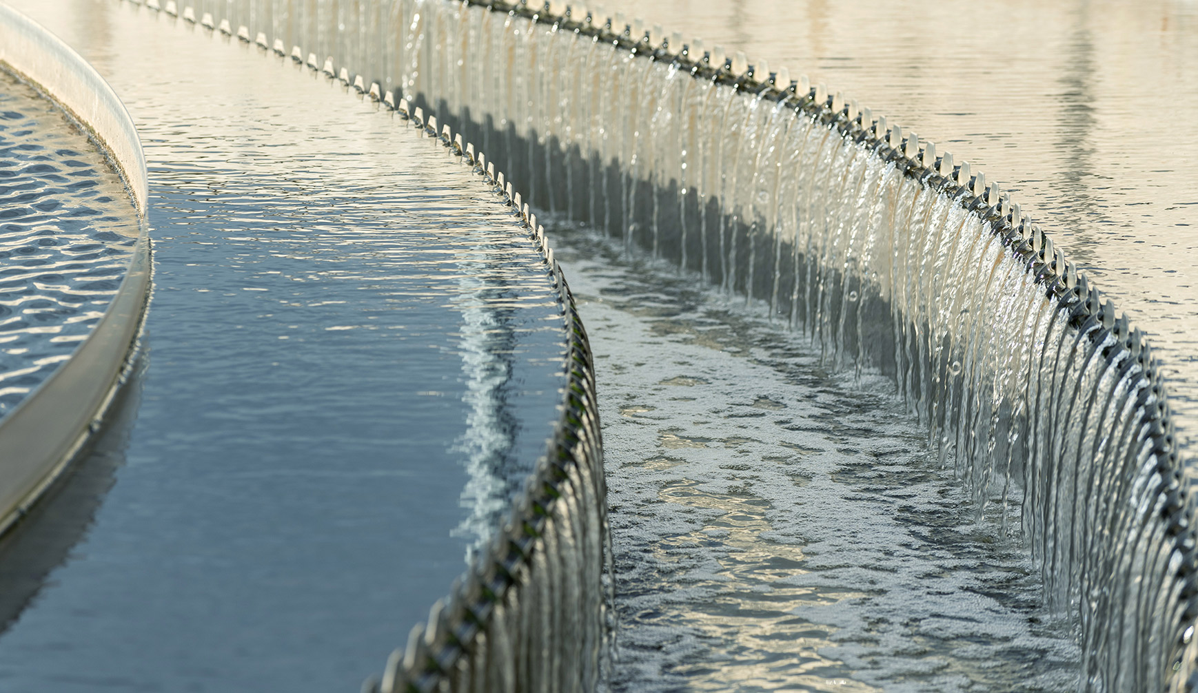 Detail einer Kläranlage