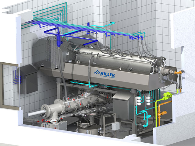 A picture of a customized Hiller system