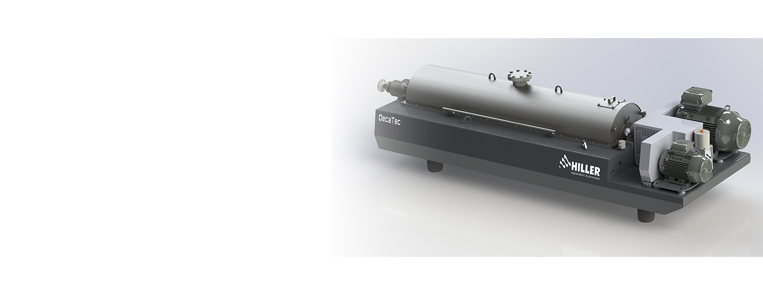 Bild von der Hiller DecaTec Dekanterzentrifuge