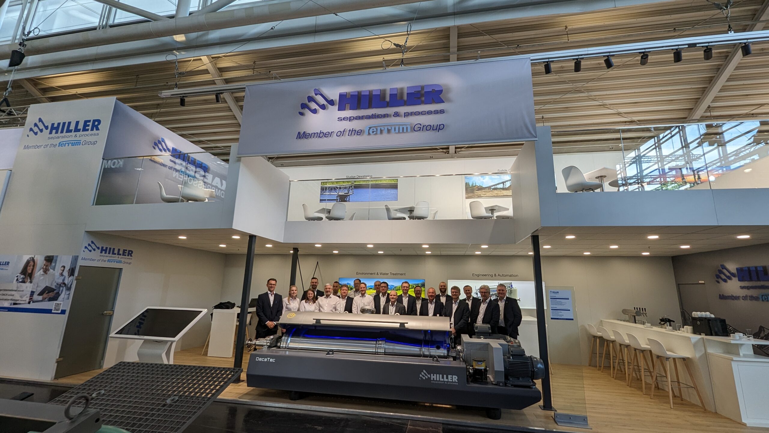 Das Hiller Team auf der IFAT 2024